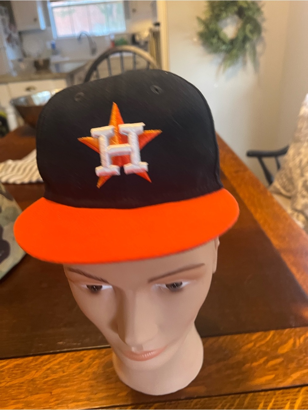 Infant Houston Astros Black & Orange hat
